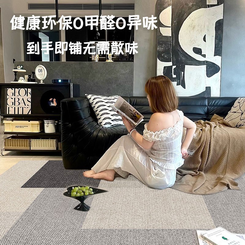 地毯客厅新款轻奢高级感t卧室地垫大面积全铺室内防滑垫子床边坐