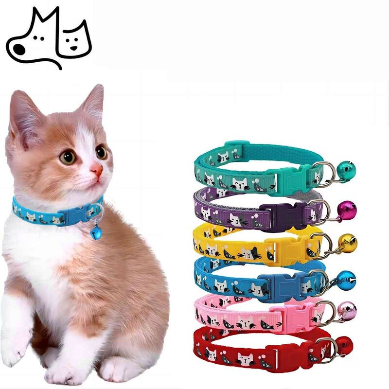 猫狗通用链条项圈宠物铃铛颈圈猫咪项链狗狗脖圈装饰用品