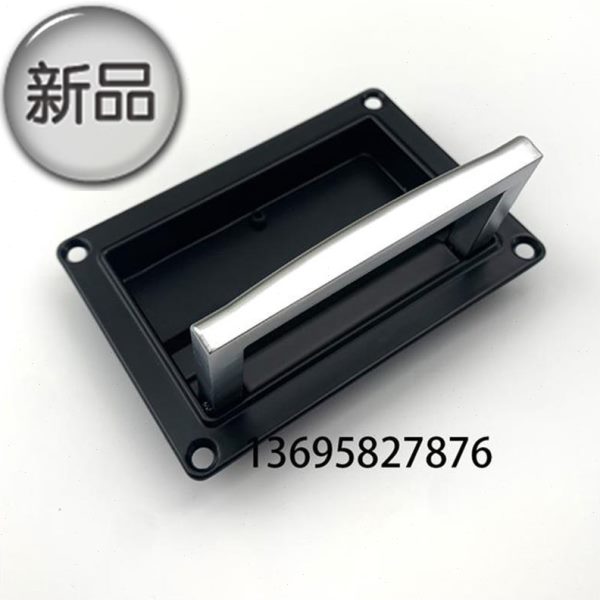 开关柜拉手把手pl003-1黑色方盒可折叠工13业箱电柜箱拉手