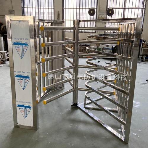 景区单向通行门手动半高闸不锈钢旋转闸景区只进不出栅栏单项通行