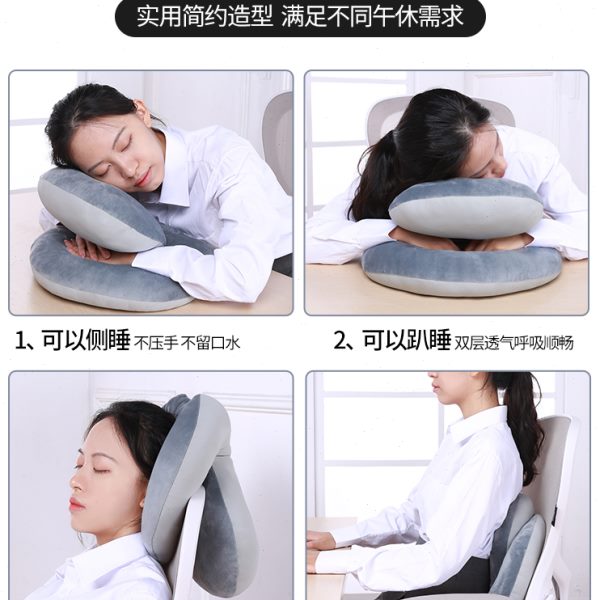 午睡枕趴睡枕学生办公室午休神器工位仰睡午休枕趴睡神器睡觉抱枕