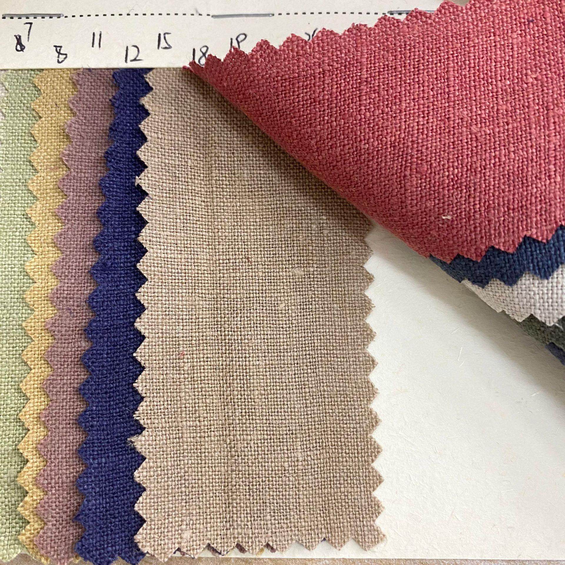 2008纯亚麻砂洗洗水麻布服装面料亚麻沙发布西装裤子9支纯麻麻感,纺织面料/辅料/配套,棉麻面料,淘宝优惠券,粉丝福利购,淘宝优惠卷