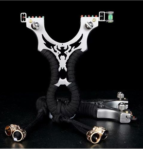 金刚狼弹弓高精度瞄准不锈钢快压精准正品比赛金属扁皮筋成人户外