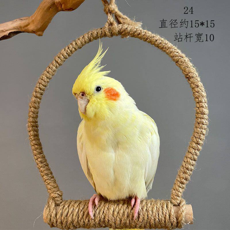 虎皮牡丹玄凤鹦鹉秋千攀爬啃咬玩具鸟笼用具宠物小鸟玩具