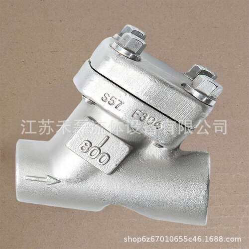 800磅900Y型过滤器承插焊接3/4“1/2分A105不锈钢304滤网180目170