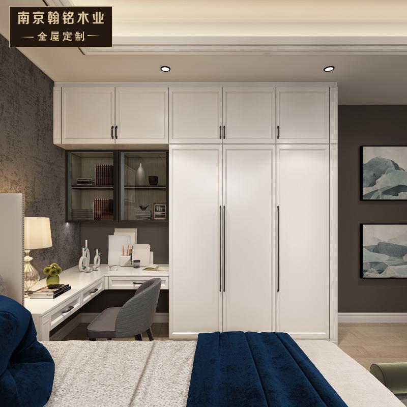 扬州工厂定 制衣柜整体衣橱定 做衣帽间简欧推拉门卧室家具定 制