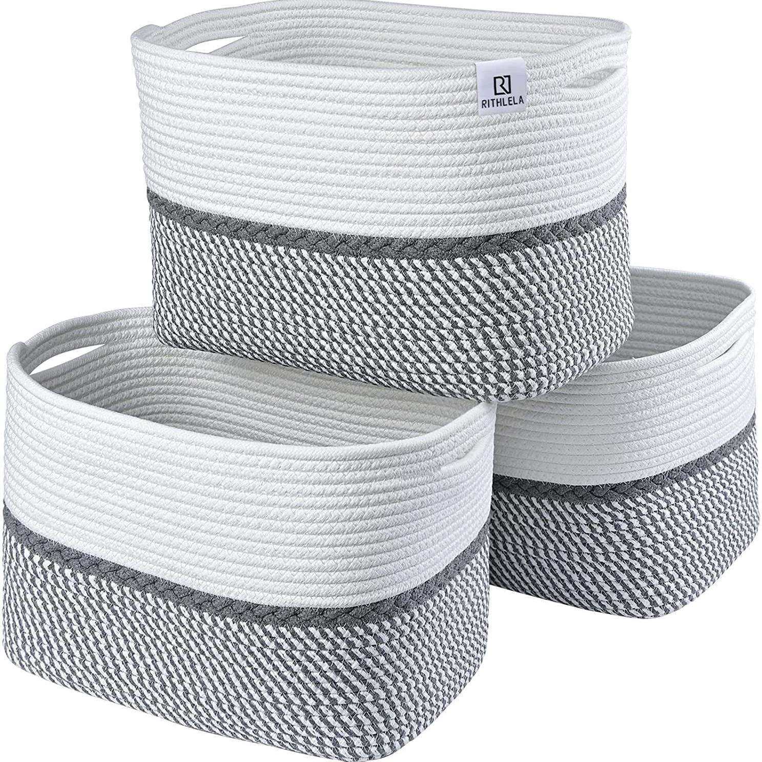 厂家长方形宠物猫狗婴儿玩具棉绳收纳筐棉绳收纳篮折叠储物篮,鲜花速递/花卉仿真/绿植园艺,割草机/草坪机,淘宝优惠券,粉丝福利购,淘宝优惠卷