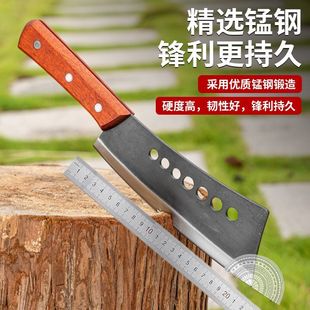新款老式高锰钢锻打砍柴刀超硬锋利砍骨刀柴刀户外砍树砍竹子劈柴