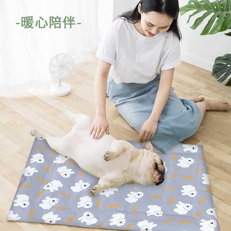 宠物冰垫c夏季降温猫咪垫凉席垫耐咬狗垫子睡觉用夏天睡垫狗狗用