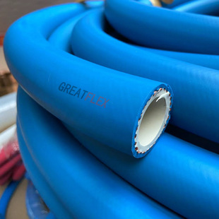GREATFLEX蓝色卫生级光面橡胶编织管软管输水橡胶管RN20工厂