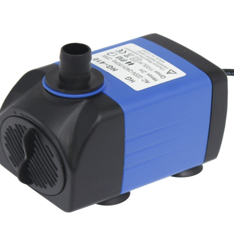 家用微型循环静音220V鱼缸水族箱空调扇潜小抽水泵15W18瓦25w假山