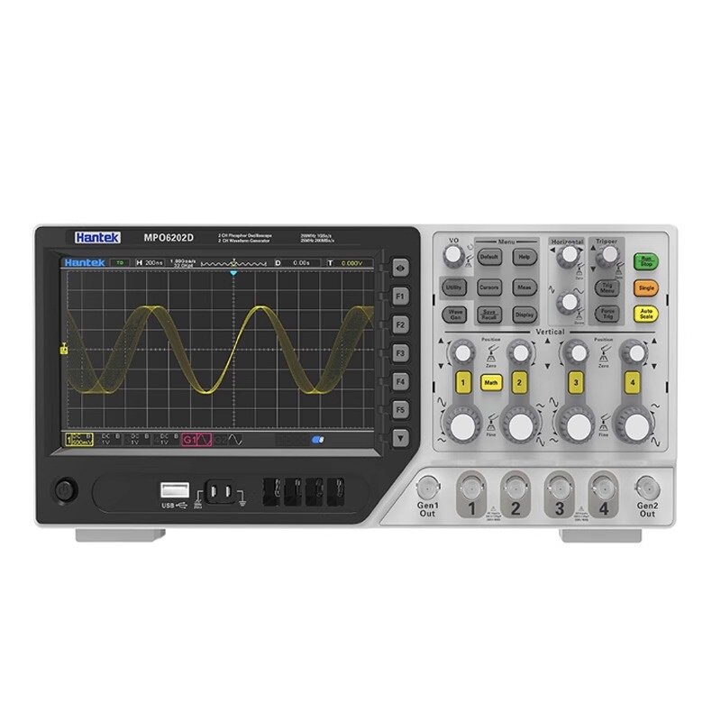 汉泰Hantek MPO6084D MPO6104DM PO6204D四通道示波器+逻辑分析仪