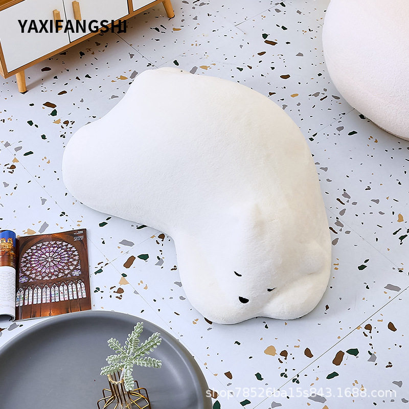 网红酣睡熊单人休闲沙发北极熊懒人沙发儿童动物座椅设计师趴趴熊,电子元器件市场,电线扎带/束线带,淘宝优惠券,粉丝福利购,淘宝优惠卷