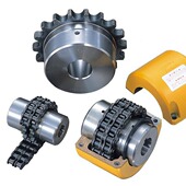 整体锻造 滚子链联轴器链条联轴器链轮联轴器KC4012 CR4012 出口