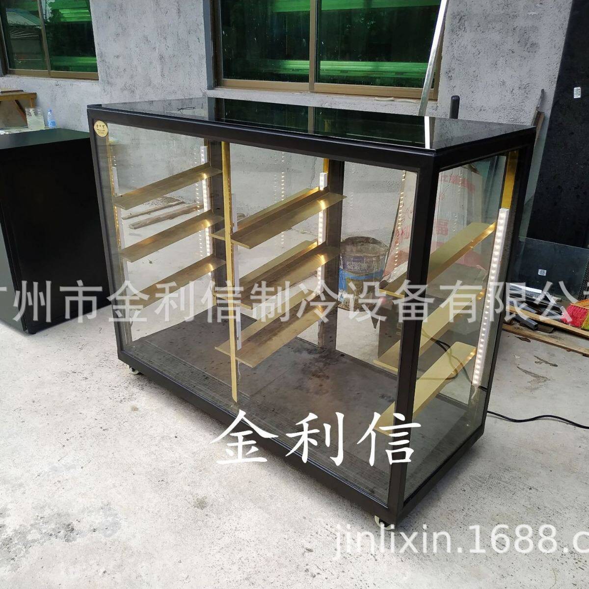 金利信直角插盘电热食品饼盘架叉烧包恒温保酥陈列展示柜