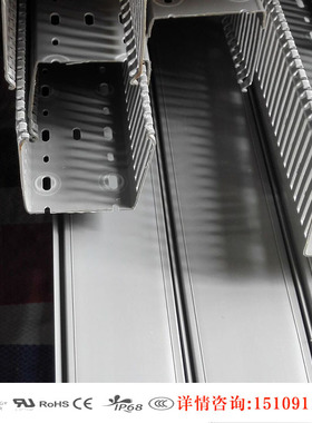 台湾卡固KAKU线槽AD8080电气柜细齿PVC绝缘阻燃VO环保ROHS行线槽