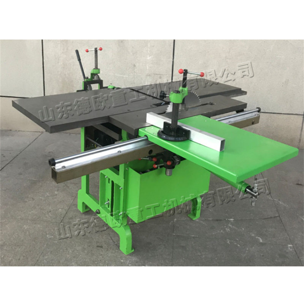 小型家用木工平刨 木材板材切割钻孔机 家具木工厂木料推台锯