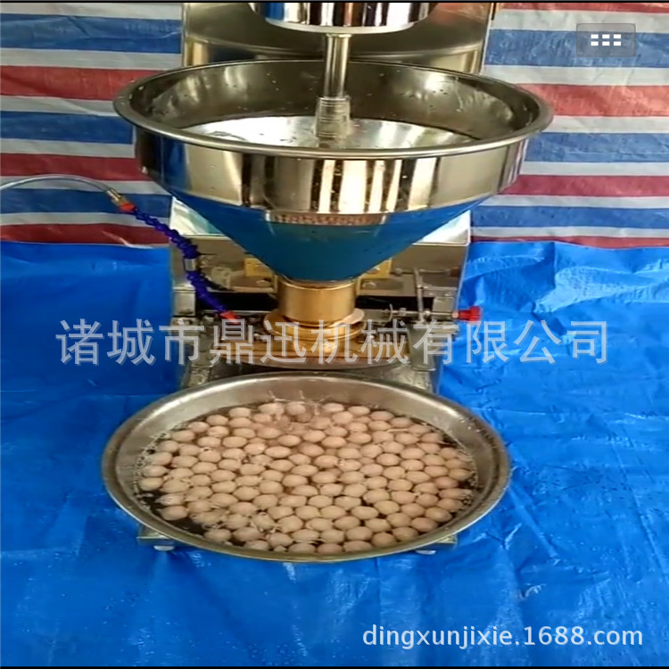 小型自动丸子成型机 不锈钢肉丸机 鼎迅 不锈钢小型丸子机