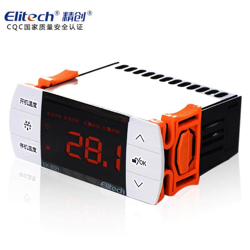 精创EK-3021电子可调温数显温控器开关制冷化霜报警冰箱温控仪