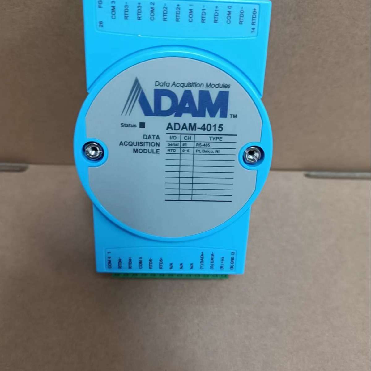研华ADAM-4015 工业温度模块，6通道符合Modbus协议的热电阻模块