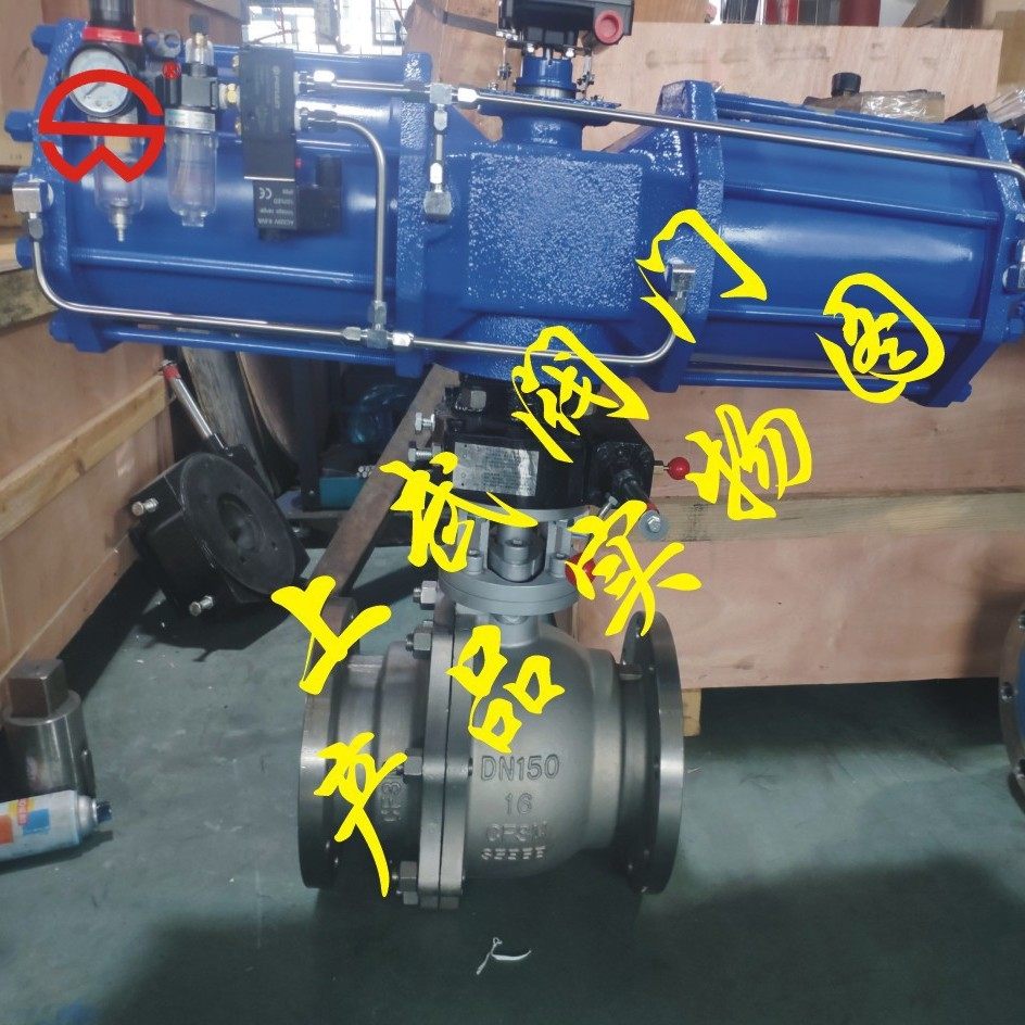 Q647F气动不锈钢法兰球阀