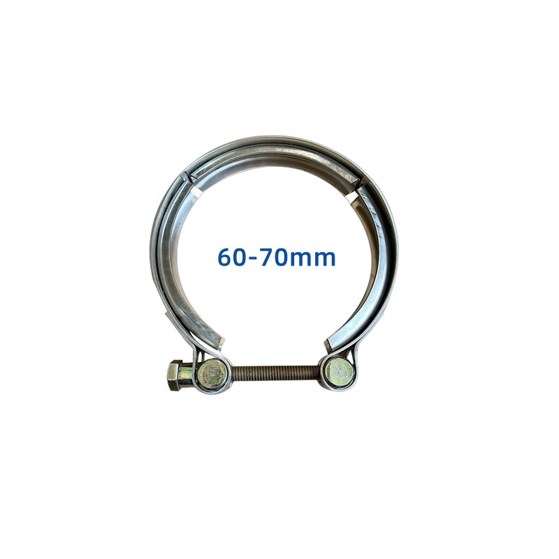 货车解放J6Ph增压器卡箍JH6排气波纹软管不锈钢双层抱箍J7天V卡子