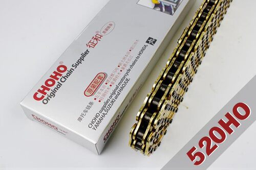 征和原厂428/520/525HO型 GW250摩托车CB190加厚静音金色油封链条