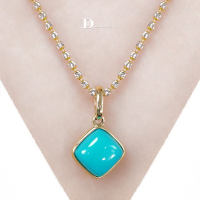 18k金美松方糖万能扣耳饰高瓷