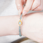 珠宝人DD 现货18k金天然翡翠A货翡翠葫芦沉香南红手串