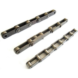 SS不锈钢工业输送链条弯板传动单双节距非标链08B10A12A16A20A40A