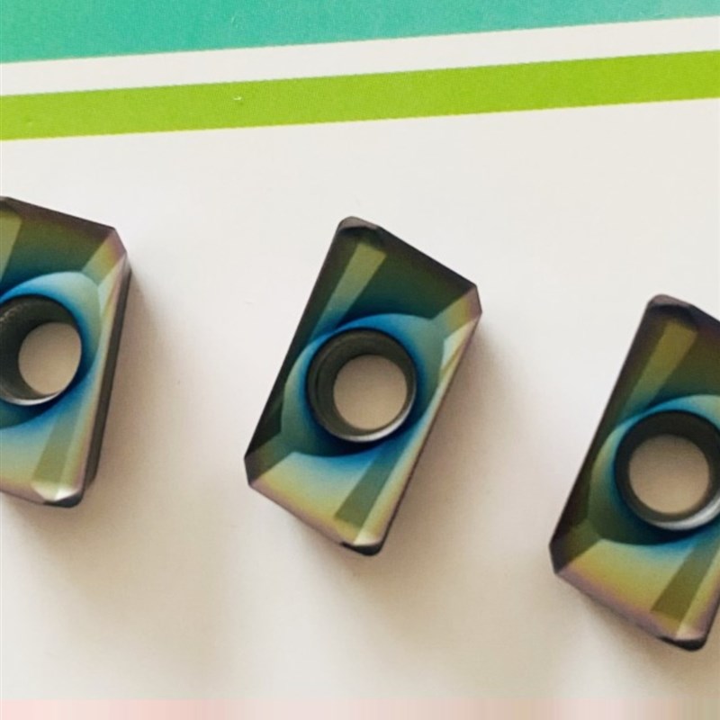 APMT1604数控铣刀片1135R0A.8圆刀粒R5R6硬质合金面铣刀头七彩刀