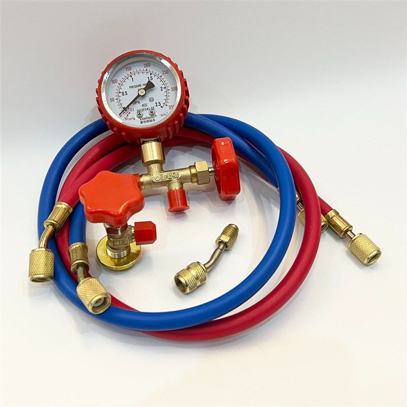 空调R22R410a加氟表排气阀冷媒表雪种表加液压力表加氟工具套装,厨房电器,商用制热电器配件,淘宝优惠券,粉丝福利购,淘宝优惠卷