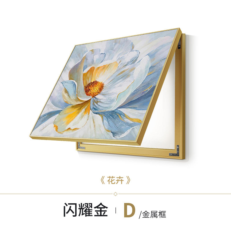 大芬花卉风景手绘油画电表箱遮挡画配电箱装饰画欧式饭厅液压挂画