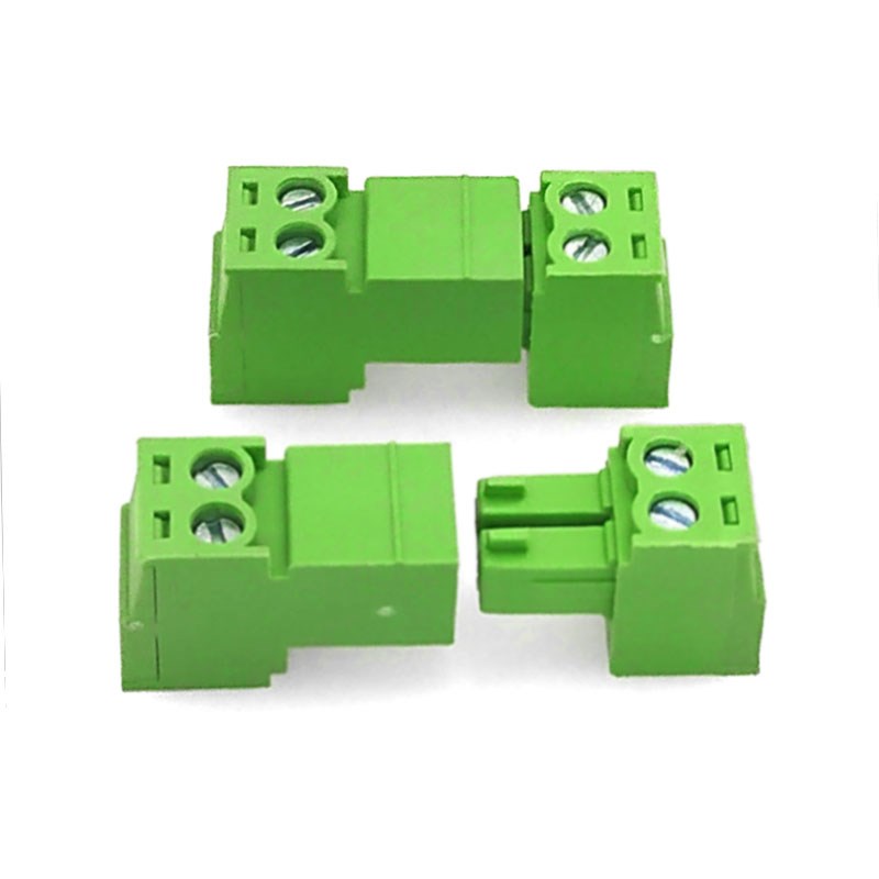 免焊对接2EDGRK/15EDG 间距3.81mm 插拔绿色接线端子2p-24p