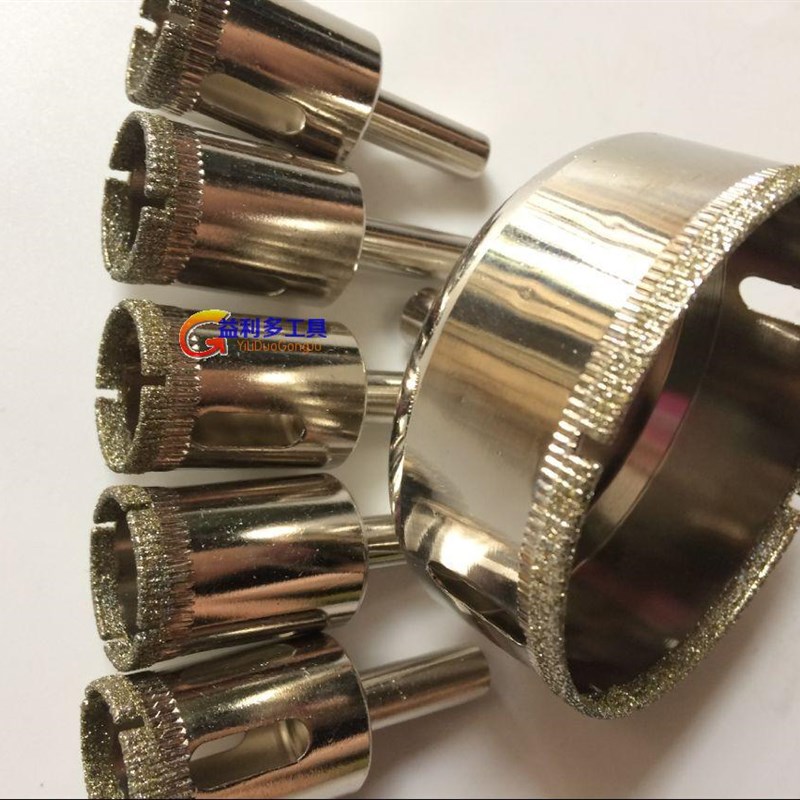 金刚砂玻璃开孔器瓷o砖钻孔佛珠玉石磨圆玻化砖大理石亚克力地板