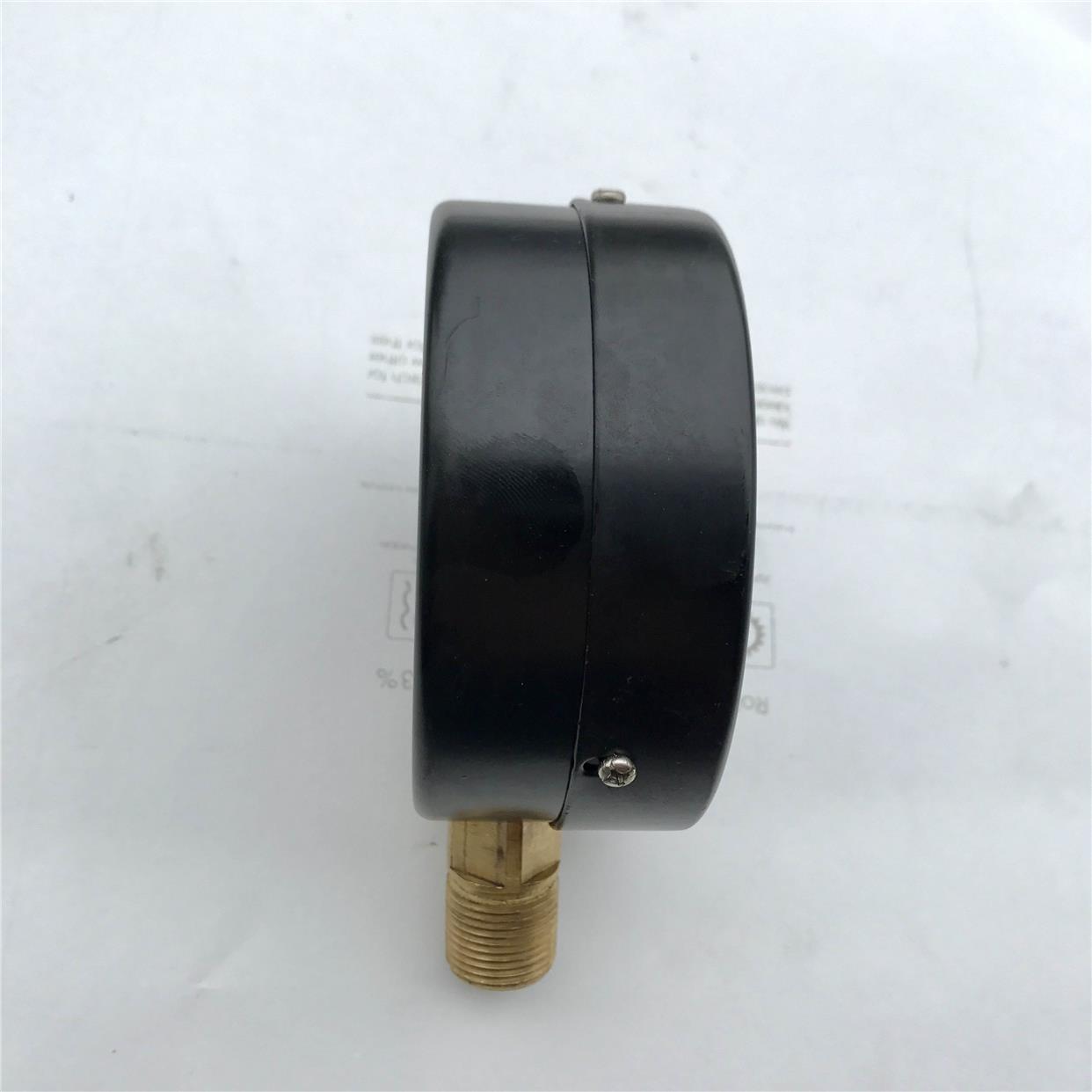 双刻度 英文压力表 y-100 0~200KG/CM2 2800PSI 直径100mm 雷派*