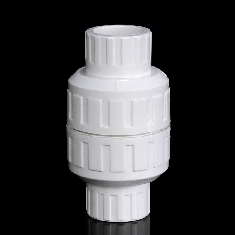 PVC水管配件止回阀20 25 32 40 50 63 75单向阀 逆止阀门塑料管件