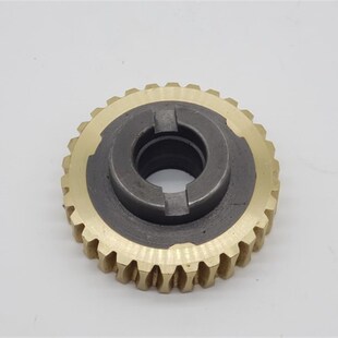 铁心包铜蜗轮3模4模5模/减速机蜗轮/定做蜗杆机床配件铜涡轮