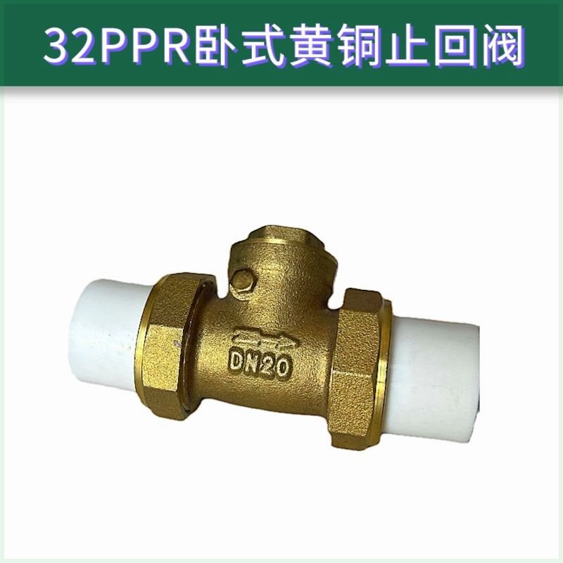 PPR水管配件阀门4分6分1寸闸阀止回阀精品家装20/25/32立式止回阀
