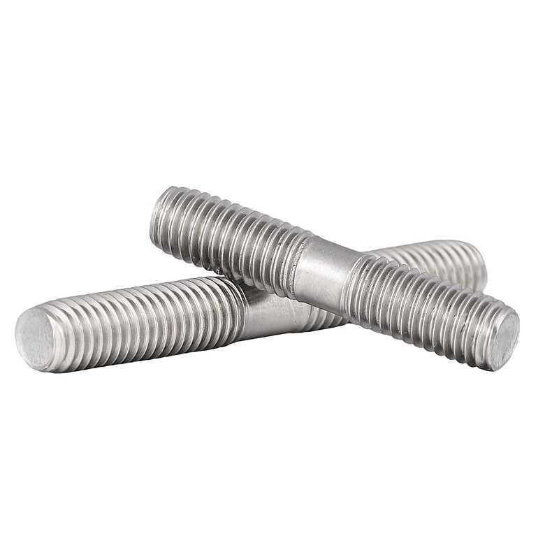 M6M8M10不锈钢304双头螺栓螺杆螺丝螺柱*30-40-50-60-70-80-200mm