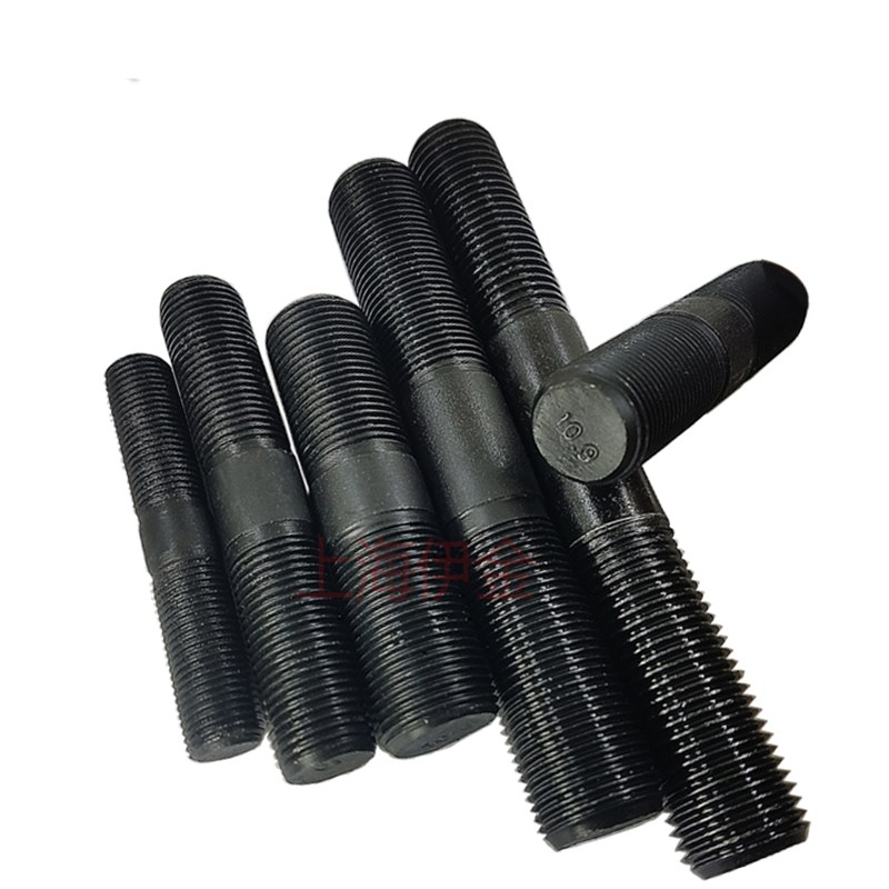 细牙10.9级双头螺丝M10-M30*1*1.25*1.5*2*3两头牙GB901A加长螺柱