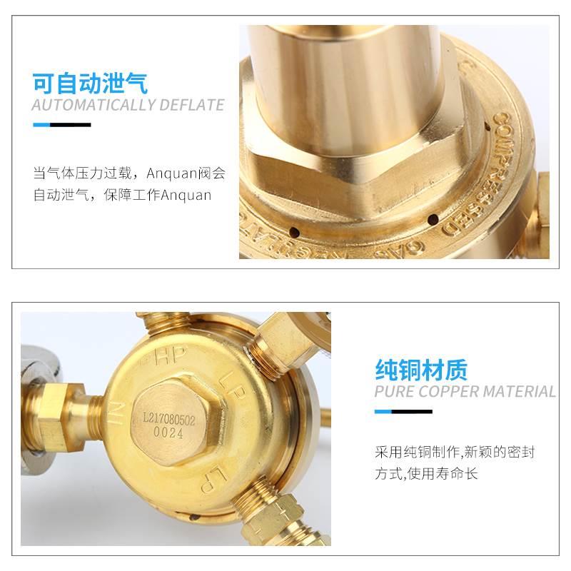 美国捷锐减压阀GENTEC 152Y-15乙炔减压阀 减压表*