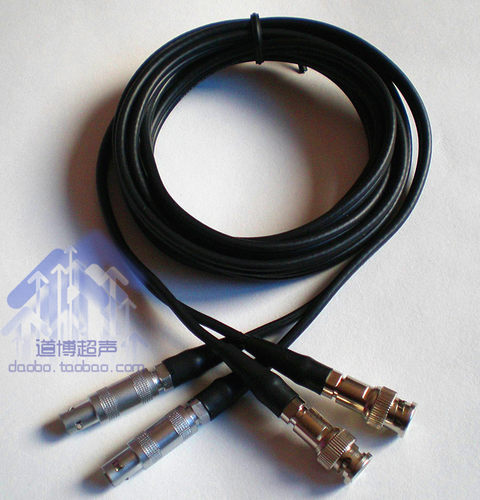 Q9Q9-C5C5超声波探伤仪双晶探头线BNC-FFA.00双排数据连接转换线