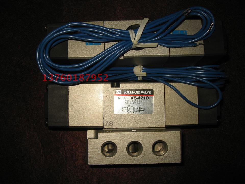 SMC原装全新电磁阀  VS4210-021UP  AC110V AC100V 直接出线