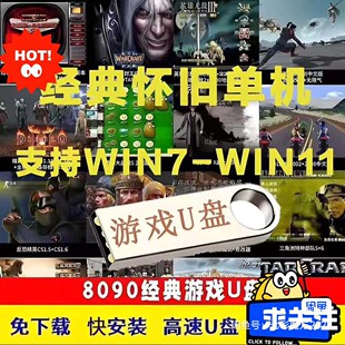 PC电脑单机游戏u盘经典怀旧游戏街机游戏无需网络优盘笔记本台式