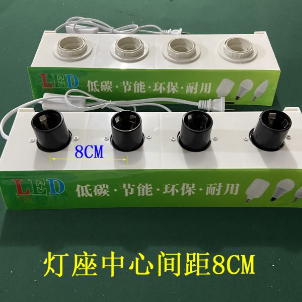 led灯泡展示架快速直插试亮试灯台E27b22e14螺口卡口测试球泡架子