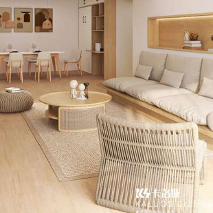 原木风全瓷柔光木纹砖750x1500仿实木客厅地砖客厅卧室地板砖 日式