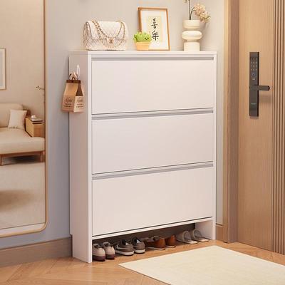 2026新款小窄翻斗鞋架子入户门玄关入门严选实木超薄鞋柜家用门口