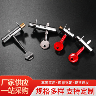 通道锁简易安装管井锁检修门锁隐形门锁防火门暗锁消防管道井锁扣