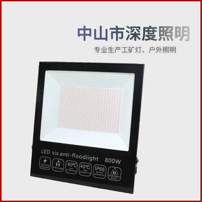 LED投光灯泛光灯IP66跨境宽压110V低压5V-36V户外防水防雷压铸铝